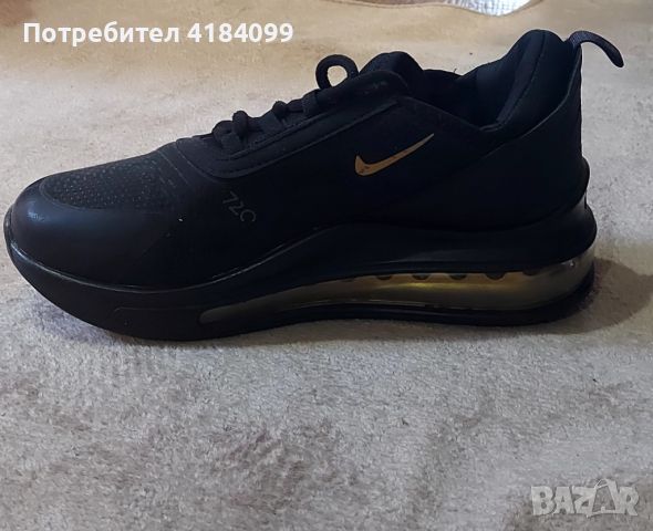 Маратонки Nike air max 720 черно-златисто , снимка 3 - Маратонки - 46766335