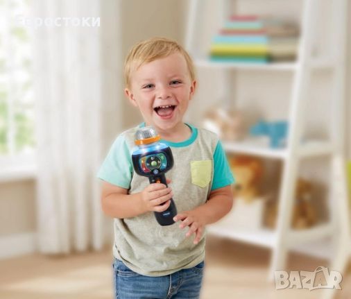 Интерактивна играчка детски микрофон Vtech Singing Sounds, снимка 3 - Музикални играчки - 46290158