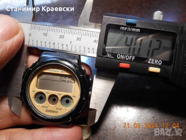 Casio TGW-10 Tri- Graph Watch Vintage 88 for repair, снимка 7 - Други ценни предмети - 46104059