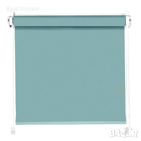 Вътрешна ролетна щора без пробиване 68 х 215см, тюркоаз