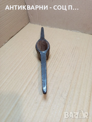 Соц Стара Ръчно Кована Кирка 1.100кг. НОМЕР 644., снимка 4 - Антикварни и старинни предмети - 53446045
