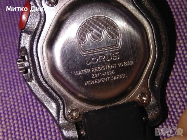 Lorus 10 Bar water resistant Japan Movt марков женски кварцов часовник водоустойчив, снимка 6 - Дамски - 46809689