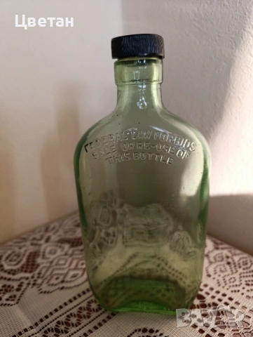 ретро стъклени бутилки - лот алкохол, безалкохолни и др., снимка 15 - Нумизматика и бонистика - 50218411