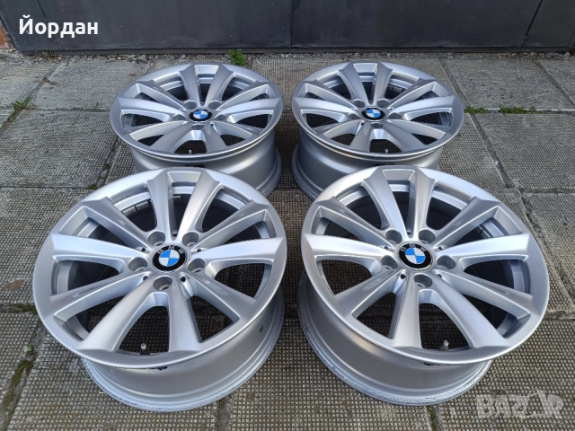 ОРИГИНАЛНИ джанти 17 ' цола 5x120 BMW / БМВ ЕТ30 8J + датчици F10 F11 E90 E91, снимка 4 - Гуми и джанти - 54221646
