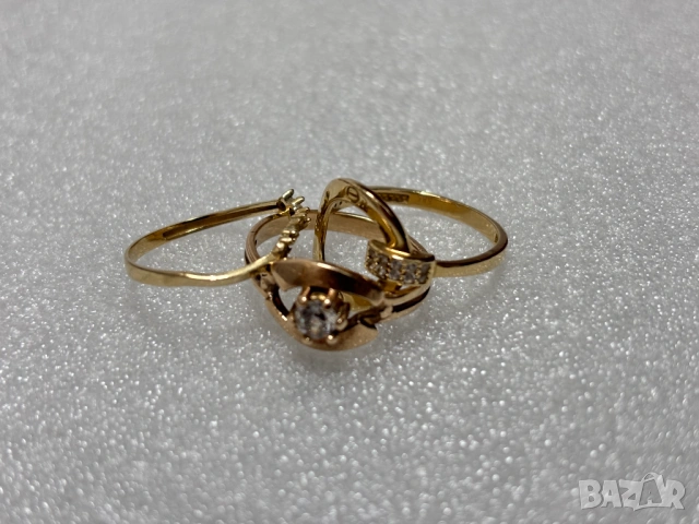 Злато за материал/претапяне/,5,65 грама, 14К (проба 585), снимка 10 - Пръстени - 53165682