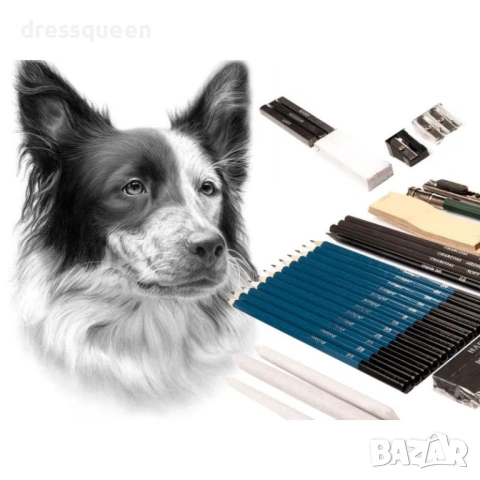 4822 Пълен комплект професионални моливи за скициране: От детайлно 5H до дълбоко 8B