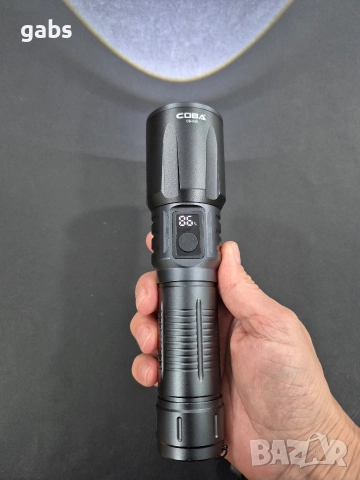 Мощен алуминиев LED фенер 3000m, COBA CB-X86, снимка 6 - Екипировка - 51720691