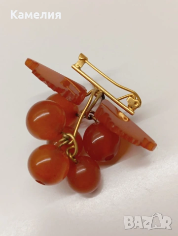 Брошка, кехлибар , снимка 5 - Други - 53520900