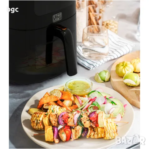 Нов Цифров Фритюрник с Горещ Въздух Star-Light Airfryer 6-та Серия , 1700W, 6 л, снимка 7 - Фритюрници - 46910489