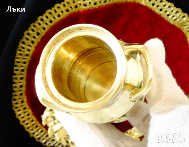 Бронзов гюм,каничказа ракия,ваза,340 гр. , снимка 2 - Антикварни и старинни предмети - 52967755