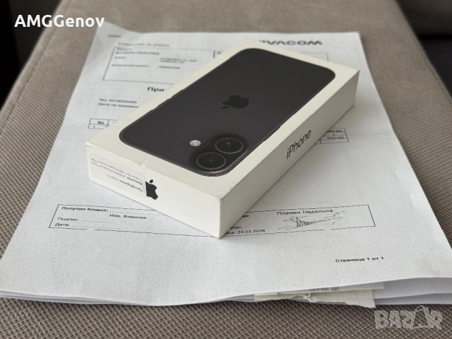 Нов/Запечатан iPhone 16 128GB Black/24 Месеца Гаранция, снимка 3 - Apple iPhone - 54042547