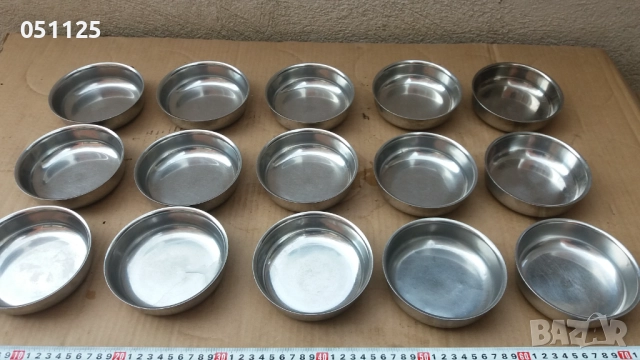 никел - комплект от 15 купички за сладко , снимка 3 - Други ценни предмети - 52605568