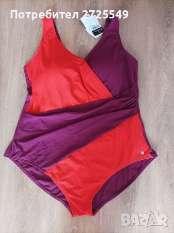 Ulla Popken -голям размер цели бански, снимка 6 - Бански костюми - 50680368