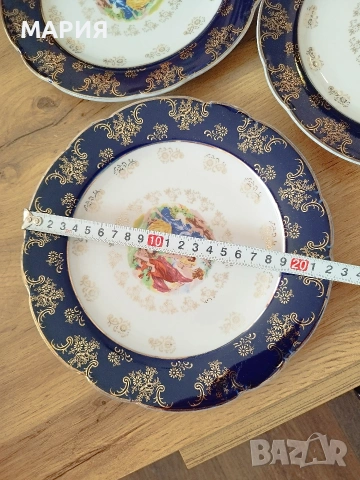 MZ Czechoslovakia 4бр чинии, снимка 9 - Антикварни и старинни предмети - 53753472