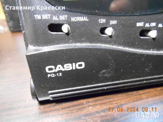 Casio PQ 12 alarm clock vintage, снимка 3 - Други - 51048643