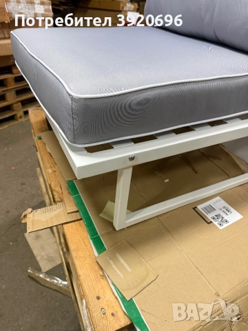 Метален градински фотьойл, снимка 3 - Градински мебели, декорация  - 53455098