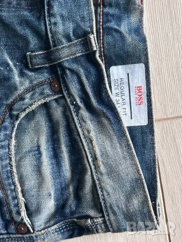 34/32 HUGO BOSS REGULAR FIT НОВИ ДЪНКИ , снимка 5 - Дънки - 48479017