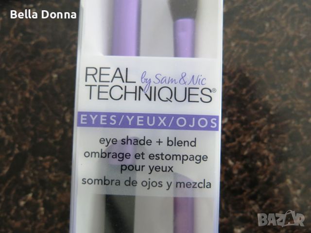 Real Techniques Eyes Комплект Четка за сенки за очи и Блендинг четка, снимка 4 - Декоративна козметика - 45764996
