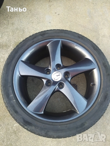 Лети джанти 17" 5х114.3, снимка 4 - Гуми и джанти - 52878090