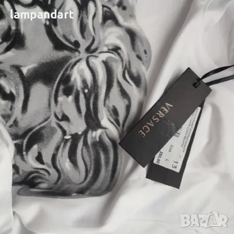 Тениска Versace Medusa бяло със сребристо, снимка 6 - Тениски - 41659976