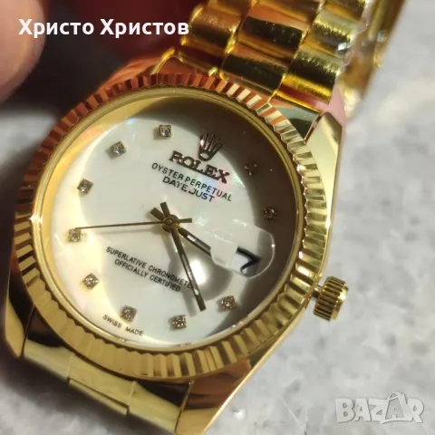 Дамски часовник Rolex Oyster Perpetual Datejust Gold , снимка 8 - Дамски - 46976444