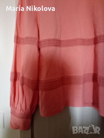 Елегантна дамска блуза размер 46 , снимка 2 - Блузи с дълъг ръкав и пуловери - 46309920