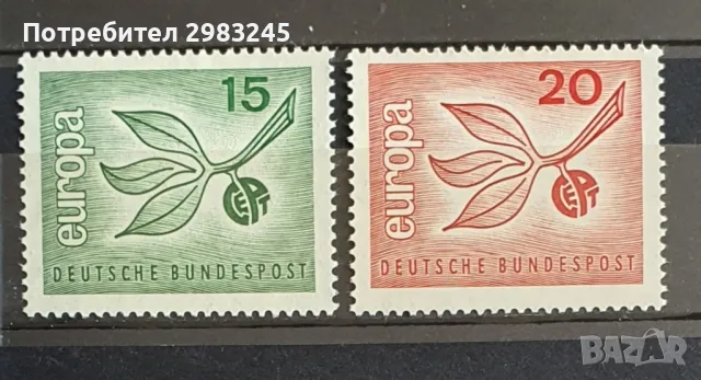 Германия 1965, снимка 1 - Филателия - 47234454