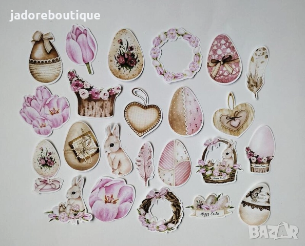 Дизайнерски стикери за скрапбук Пролет/ Великден различни видове, снимка 4 - Други - 48903618