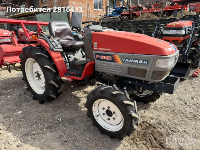 Трактор YANMAR F220 4x4, снимка 2 - Селскостопанска техника - 49449908