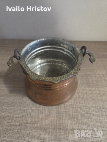 Мини медно менче, снимка 4 - Декорация за дома - 53140603