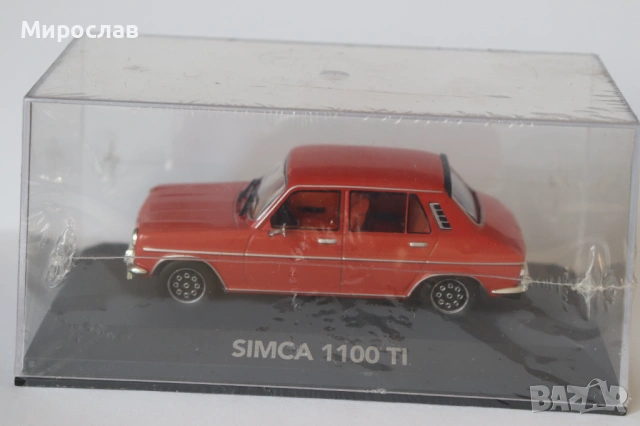 1:43 SIMCA 1100 TI КОЛИЧКА ИГРАЧКА МОДЕЛ, снимка 2 - Колекции - 53082748