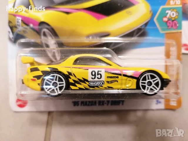 Mazda Hot Wheels лот 1:64 – RX-7, MX-5, RX-3, Autozam, REPU , снимка 2 - Колекции - 52922232