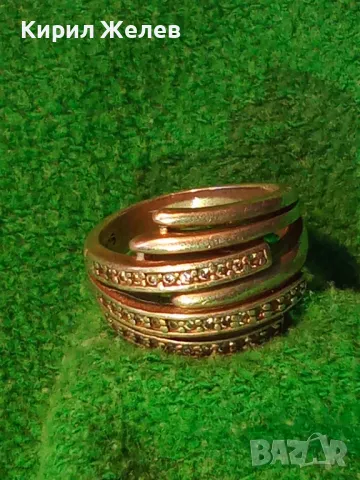 ФЕШЪН АРТ ДИЗАЙН СКЪПОЦЕНЕН СРЕБЪРЕН ПРЪСТЕН СРЕБРО 925 CSF с ЮВЕЛИРНО ФАСЕТИРАНИ ЦИРКОНИ 41435, снимка 18 - Пръстени - 49913202