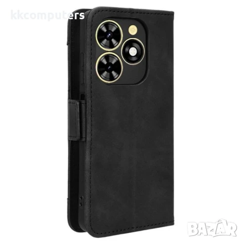 TECNO Spark Go 2024 4G / Spark 20 / Spark 20C / Pop 8 Wallet3 Кожен Калъф и Протектор, снимка 11 - Калъфи, кейсове - 50952014