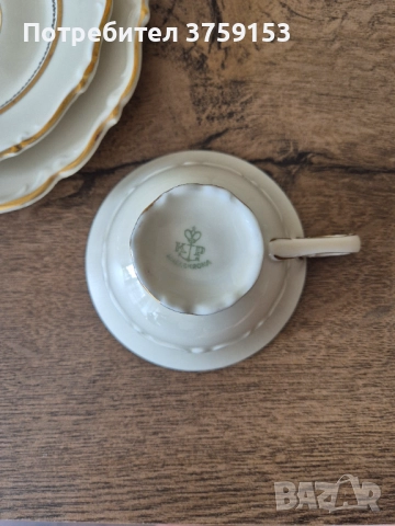 Троен сет за чай, снимка 4 - Чаши - 51524009