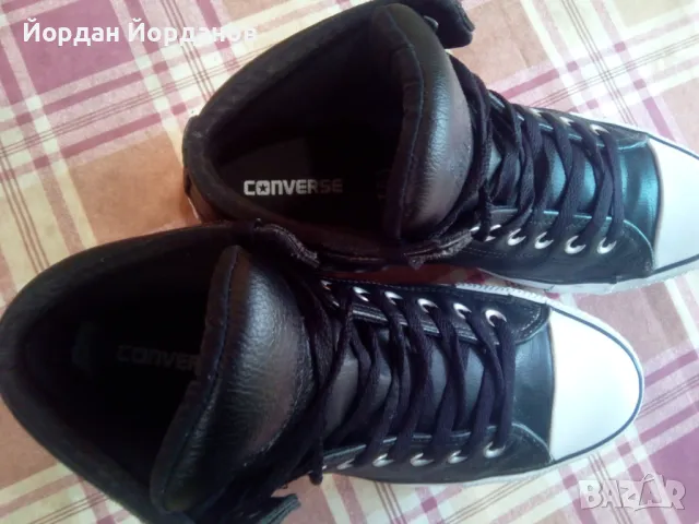 Кожени кецове ALL STAR Converse , снимка 7 - Кецове - 49877762