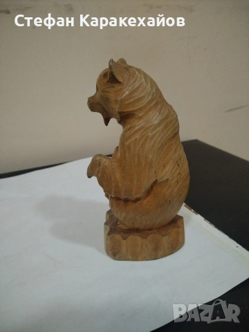 Дърворезба мечка , снимка 4 - Декорация за дома - 53613489