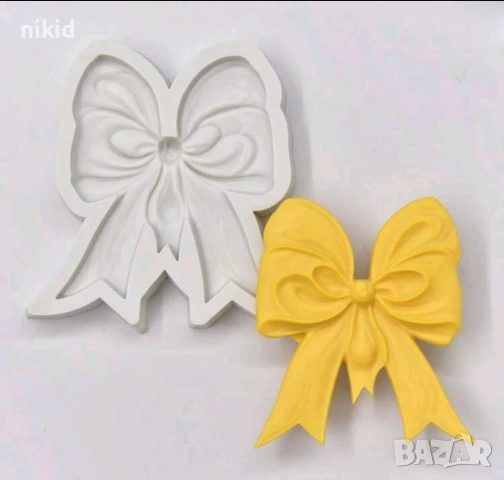 Голяма изправена пандела силиконов молд форма фондан шоколад гипс декор шоколад, снимка 4 - Форми - 50588004