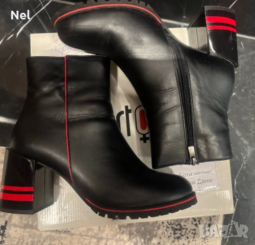 Боти естествена кожа  Roberto Lenzi, снимка 2 - Дамски боти - 54148394