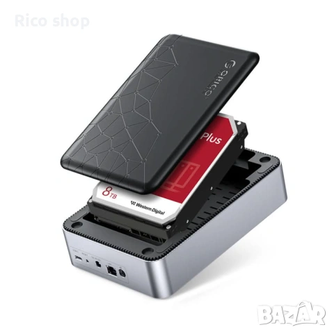 ORICO Персонално облачно съхранение, мрежово свързано съхранение, 3.5-инчов корпус за твърд диск