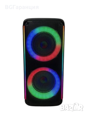 Bluetooth Караоке Колонка 2x8 с безжичен микрофон, снимка 3 - Bluetooth тонколони - 52020710