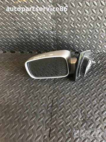 Ляво странично огледало на врата сребристо за KIA Sorento 2.5 (2003–2007) 015753