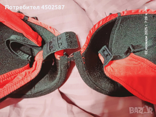 Червен сутиен с прашки, снимка 13 - Бельо - 52698250