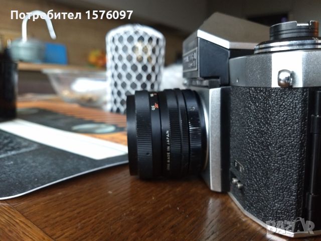 Телефото обектив Photax 135mm, Широкоъгълен Marep 35mm, адаптер М42 към Т моунт и Praktica Super TL, снимка 2 - Фотоапарати - 45844486
