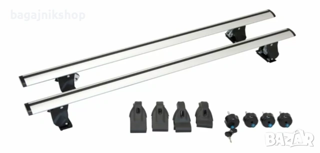 Универсални напречни греди за коли без рейки - 130см, с ключ, снимка 3 - Аксесоари и консумативи - 53052395