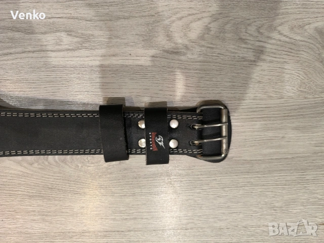 Естествен кожен колан за вдигане на тежести, снимка 3 - Спортна екипировка - 54057977