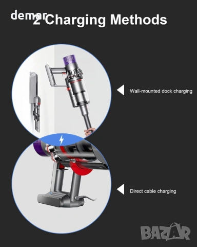 Резервна батерия Waitley 6000mAh за Dyson V7 SV11, с 2 филтъра, снимка 4 - Прахосмукачки - 53530858