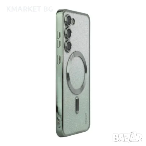 Samsung Galaxy S25+ 5G ENKAY Glitter Plated/ MagSafe TPU Удароустойчив Калъф и Протектор, снимка 4 - Калъфи, кейсове - 49124467