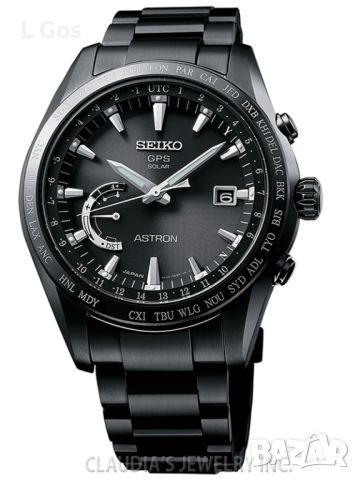 SEIKO ASTRON SSE089 Titanium GPS Solar Sapphire Crystal 8 Jewels