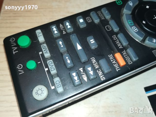 SONY RM-ED012 BD/DVD/AMP/TV REMOTE CONTROL-SWISS 1607240827, снимка 2 - Дистанционни - 46593585